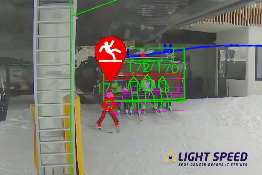 Light-Speed Artificial Intelligence detects danger before an accident happens