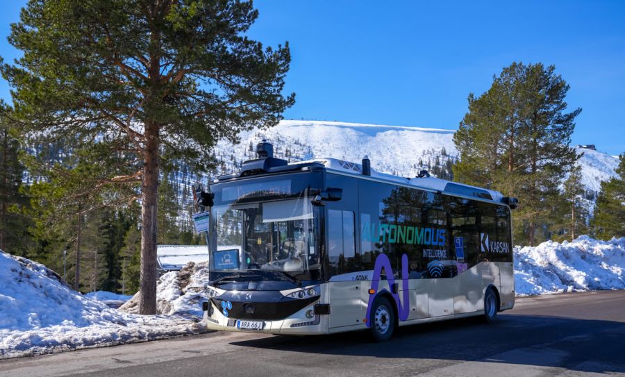 Karsan Autonomous e-ATAK Carried Tourists to Ski Resorts in Sweden!
