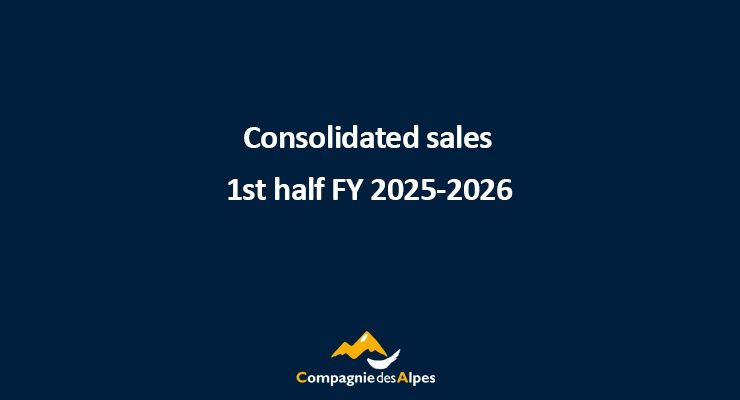Compagnie des Alpes: Consolidated Sales - 1st semester 2025-2026