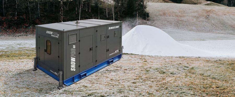 DEMACLENKO SNOWPRO 60: The most compact All-Weather snowmaking system on the market