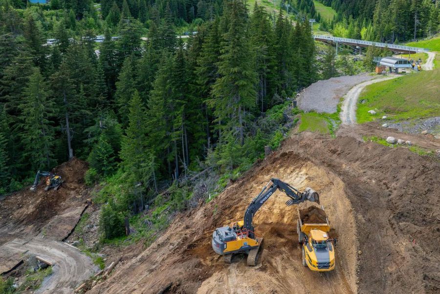 Construction has officially ramped up on Schweitzer Creek Village.
