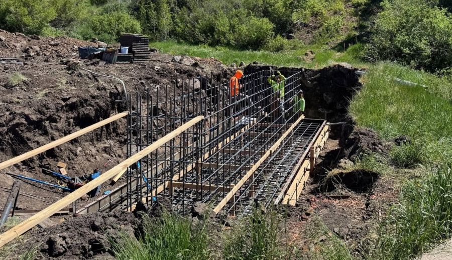 Powderhorn Resort: Wild West Express construction