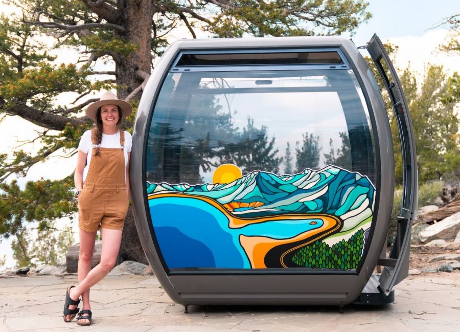 Heavenly Mountain: Local art takes flight on the Heavenly Gondola!