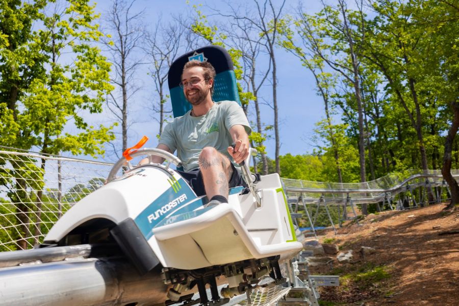 MND: Massanutten Resort inaugurated new monorail mountain coaster