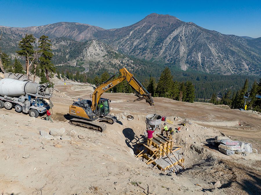 The new Lakeview Express Lift & Terrain Expansion project is underway