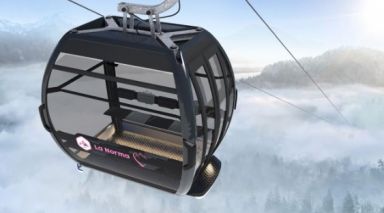La Norma, France: New gondola lift, new rail sled