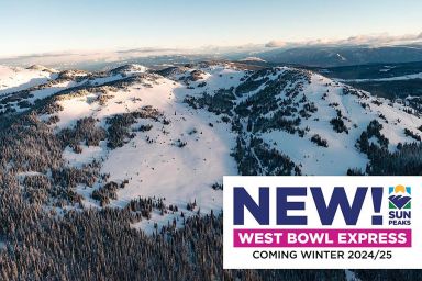Sun Peaks: New West Bowl Express Chairlift