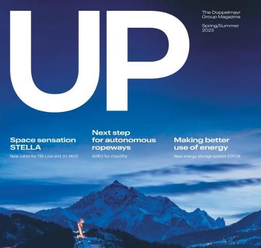 Doppelmayr: New customer magazine "UP"
