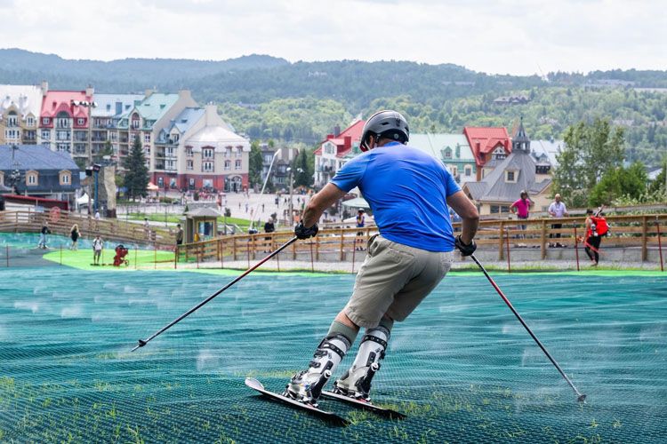 New Neveplast year-round skiing at Mont Tremblant, Quebec´s largest ski resort