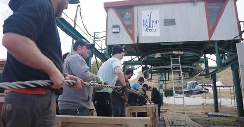Hilltop Ski Area :Chairlift Haul Rope Replacement