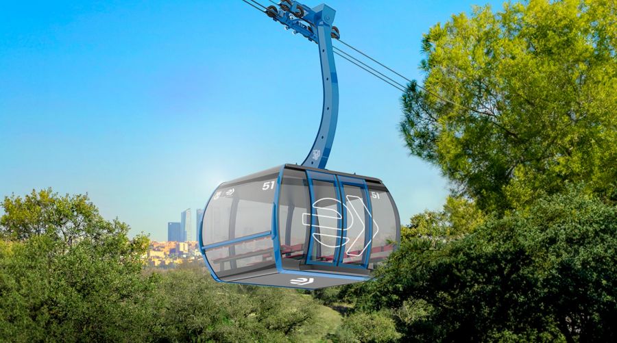 Complete renovation of the cable car in Madrid