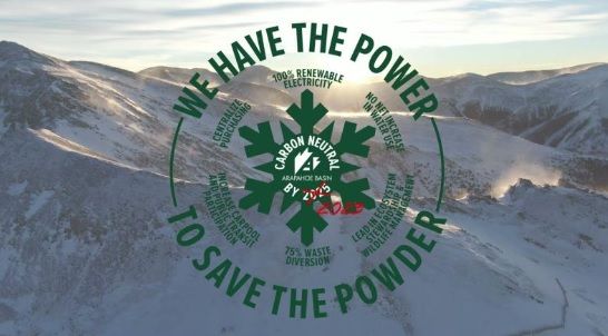 Arapahoe Basin Ski Area: Net-zero carbon footprint