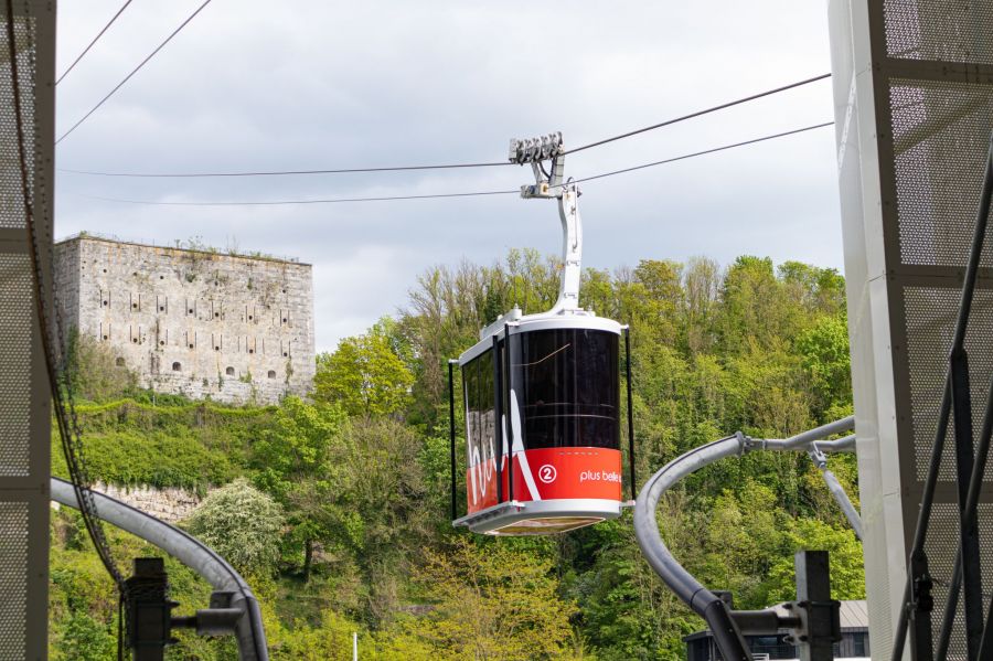 MND: Opening of Huy cable car in Belgium