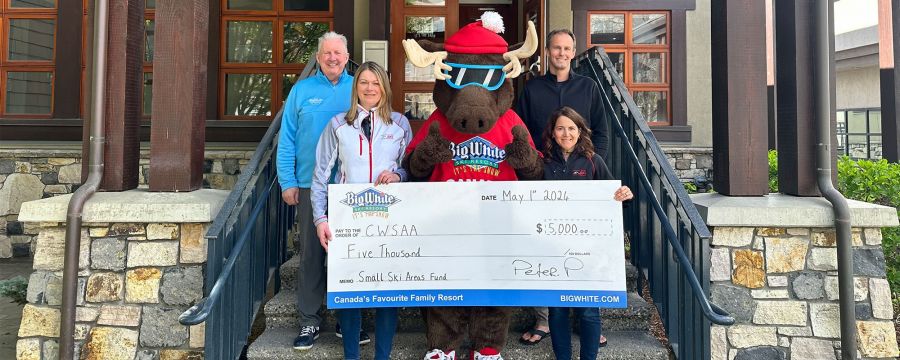 Big White Ski Resort Supports Small Ski Areas with Significant Donation to CWSAA