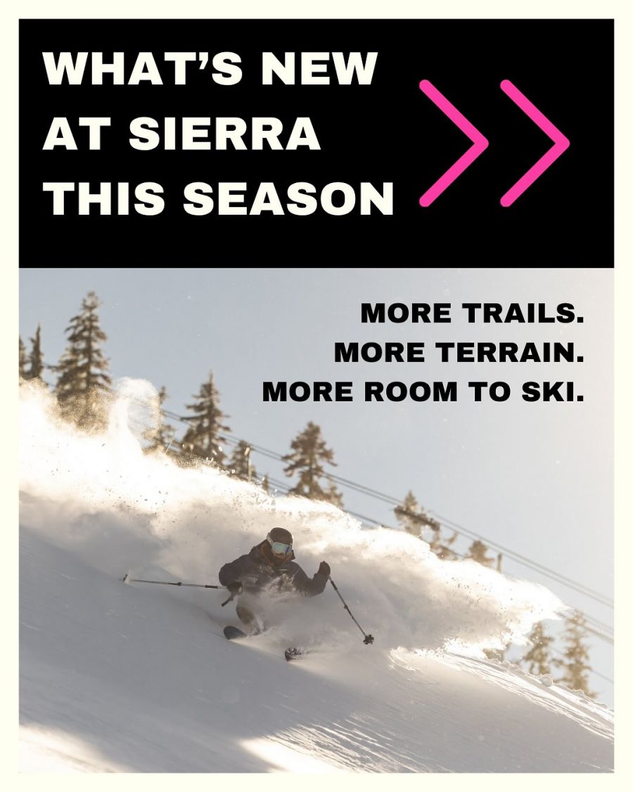 Sierra at Tahoe unveils two new trails, expanded terrain this winter