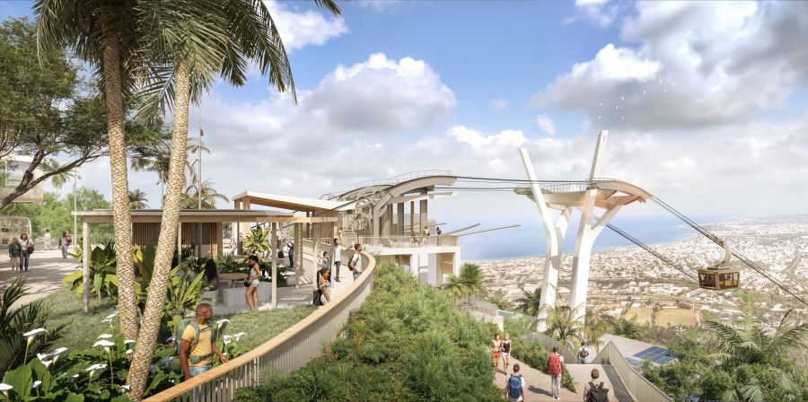 The first energy‑neutral urban cable car will be built in Saint‑Denis de La Reunion by MND