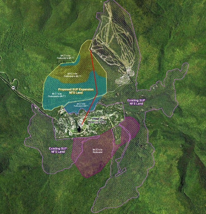 Waterville Valley Resort Town Gondola and Skiing Expansion project