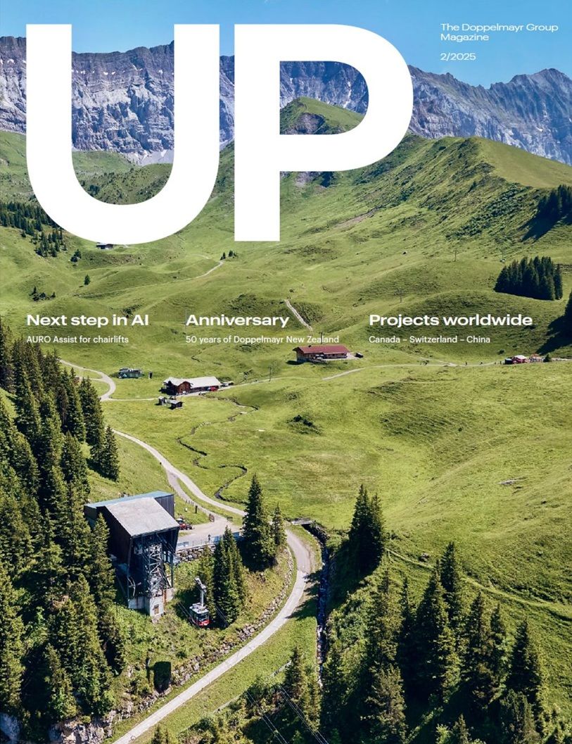 Doppelmayr: The latest issue of the customer magazine UP is here!
