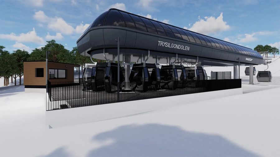 New gondola in Trysil / Norway: Trysilgondolen