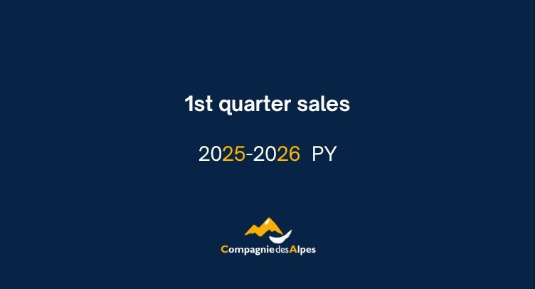 Compagnie des Alpes: 1st quarter 2025-2026 Sales