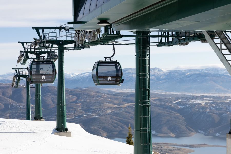 Doppelmayr: The East Village gondola lift at Deer Valley Resort